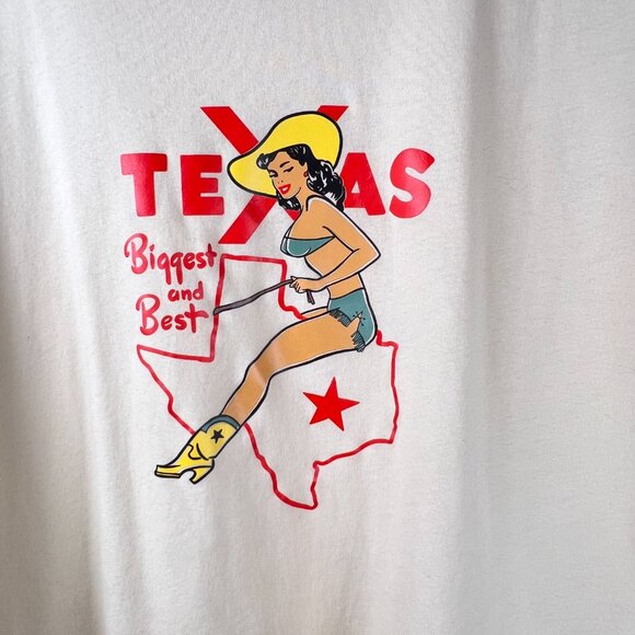CAMP Collection Texas Biggest and Best Printed t-shirt - Picture 2 of 8